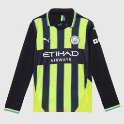 Puma Kids Blue Striped Full Sleeves Polo T-Shirt-34