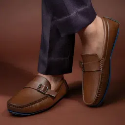 Alberto Torresi Men's Tan Casual Loafers-picture-34