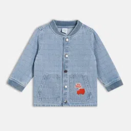Miniklub Boys Light Blue Woven Regular Fit Jacket-picture-21