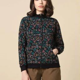 Allen Solly Black Printed Sweatshirt-picture-33