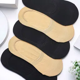 Brauch Pack Of 5 Cotton Shoe Liners Socks-33