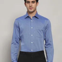 Cantabil Comfort Spread Collar Cotton Regular Fit Formal Shirt-image-27
