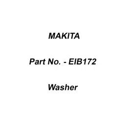 Makita Washer for HB500, Part No EIB172-13