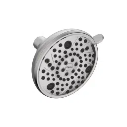 Aquieen 5 inch Round Plastic Silver Wall Mount Overhead Shower, AQN 623-10