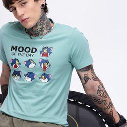 Kook N Keech Tom & Jerry Printed Pure Cotton T-shirt-image-94