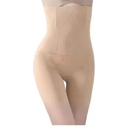 Kilvis Beige High-Rise Cotton Shapewear-image-78