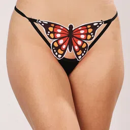 Lola Dola Printed Appliqued Mid-Rise G-String Thong Briefs EBString-066-picture-11
