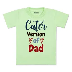 Arvesa Kids Typography Printed Applique T-shirt-image-98
