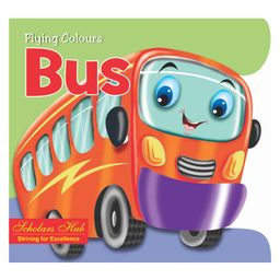 Flying Colours Bus Cut Out Board Book - English-24