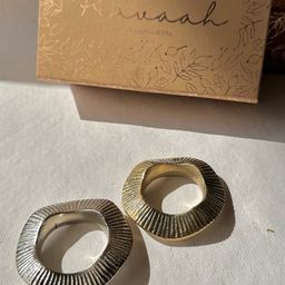 Pravaah India Gehna Napkin Rings- Ring Napkin Ring Set of 2-24