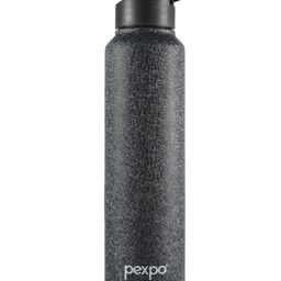 Pexpo Chromo Stainless Steel Sports/Fridge Sipper Water Bottle 750ml, Black | Eco friendly | BPA Free | Water Bottle for Office, Gym, School, Yoga, Trekking, Men, Women and Kids-18
