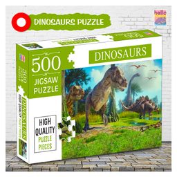 Hello Friends Dinosaur Jigsaw Puzzles 500-Piece for Kids and ChildrensWild Animal, Gifts, Fun and Creative Game All Country Name with Capitals - Ages 9+ (500 Pcs)-22