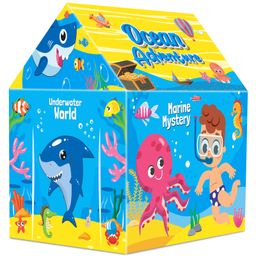 Fiddlerz Ocean Theme Tent House for Kids Foldable Easy to Assemble Playhouse Durable Indoor and Outdoor Play Tent for Boys and Girls-image-45