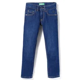 UCB Woven Full Length Solid Jeans - Blue-picture-38