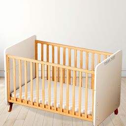 Polka Tots 3-in-1 Grow Nest Adjustable Cot - White-25
