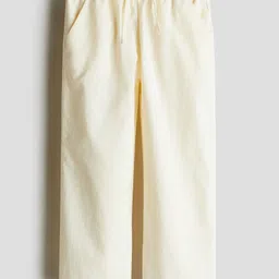 H&M Linen-Blend Joggers-image-95