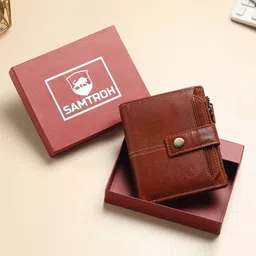 SAMTROH Men Leather Two Fold Wallet-image-51