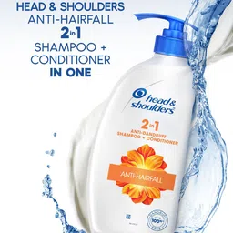 Head & Shoulders Set of 2 Anti-Hairfall Anti-Dandruff Shampoo & Conditioner - 650ml each image 3