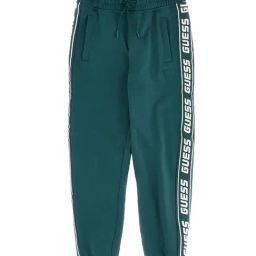 Guess Kids Throwback Green Logo Regular Fit Joggers-picture-46