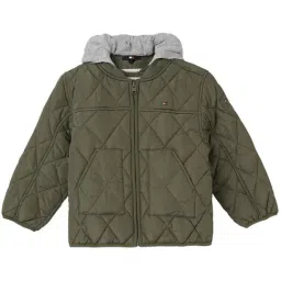 TOMMY HILFIGER Utility Olive Solid Relaxed Fit Jacket-picture-4
