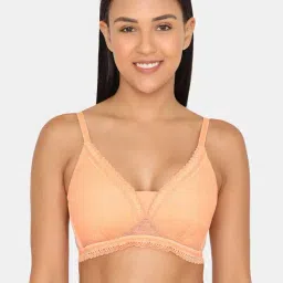 Zivame Orange Non Wired Padded T-Shirt Bra-picture-19