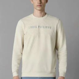 Louis Philippe Beige Regular Fit Printed Sweatshirt-picture-46