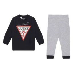 Guess Kids Multi Logo Regular Fit T-Shirt & Joggers Set-image-14