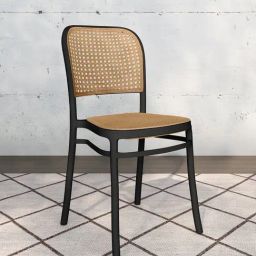 Durian Stephanie Black & Brown Plastic Multipurpose Chair-6