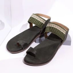 Inc.5 Women's Green Toe Ring Sandals-image-100