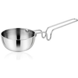 Prabha Stainless Steel Silver Tadka Pan Advanced Heat Conversion - 550ml-29