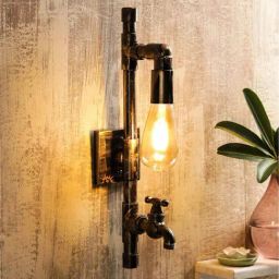 DecorativeRay Antique Gold PVC Wall Light - Set of 1-picture-39
