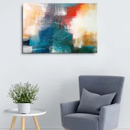 999store Multicolor Abstract Canvas Wall Painting-11
