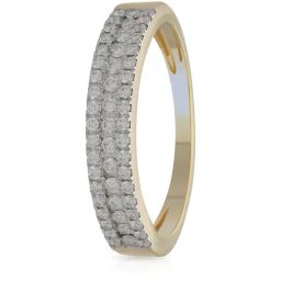 Malabar Gold and Diamonds 18k Yellow Gold Diamond Casual Ring for Women-picture-0