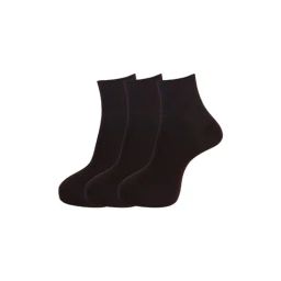 Dollar Brown Ankle Length Socks (Pack of 3)-29
