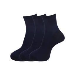 Dollar Navy Ankle Length Socks (Pack of 3)-image-13