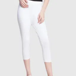 Dollar Missy White Skinny Fit Capris-image-17