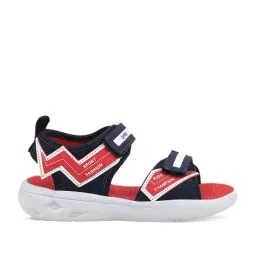 Campus Kids Blue & Red Floater Sandals-image-50