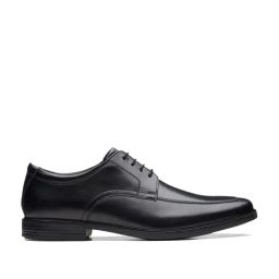 Clarks Men's Howard Apron Black Derby Shoes-image-92