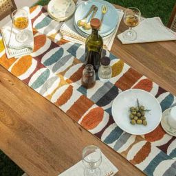 Ellementry Lienzo Multicolor Cotton Runner-image-38