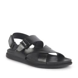 Fausto Men's Black Back Strap Sandals-picture-47