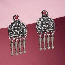 Fabindia Silver Dangler Earrings-image-99