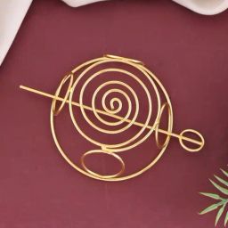 VOJ Gold Plated Anti Tarnish Juda Hair Accessory-image-65