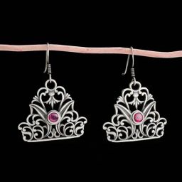 Fabindia Silver Dangler Earrings-image-31