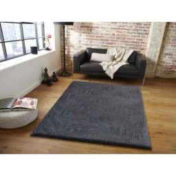 Presto Grey Polyester Carpet-1