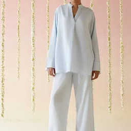 NERO Embroidered Top With Trouser Co-Ords-picture-13