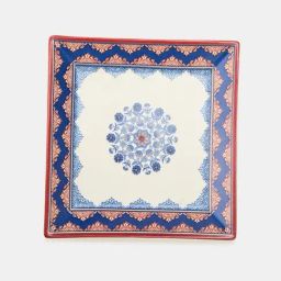 Fabindia Falak Multicolor Ceramic Serving Platter - Set of 2 image 5