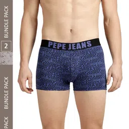 Pepe Jeans Pack Of 2 Printed Cotton Trunks-image-63