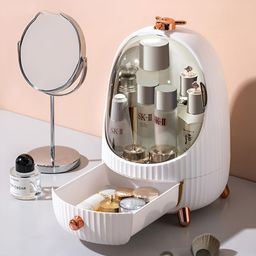 UMAI White Set of 1 Regular Makeup Organiser Organisers-40