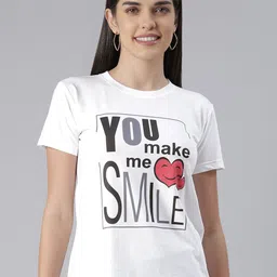 BRATMA Women Typography Printed T-shirt-picture-8