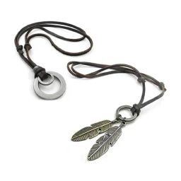Peora Pendant Necklace for Men & Women Set of 2-image-41